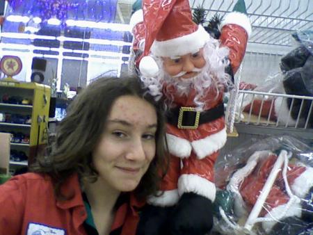 marielle et le p�re noel...comme quoi tout arrive!